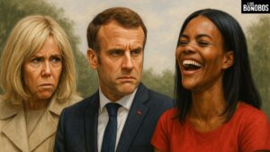 Brigitte y Emmanuel Macron demandan a la influencer Candace Owens por difamación en EE.UU. – imagen creada por losbonobos.com
