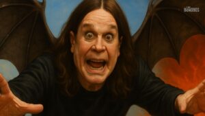 Ozzy Osbourne en su última presentación en Villa Park, rodeado de leyendas del rock. Imagen destacada de la noticia de Los Bonobos.