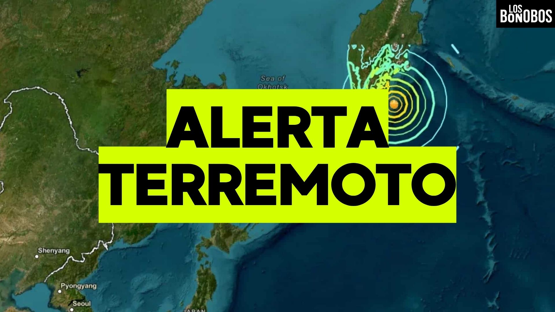 Terremoto de magnitud 8,8 en Kamchatka provoca alerta de tsunami en el Pacífico con evacuaciones masivas en Chile, Japón y EEUU - Imagen creada por losbonobos.com
