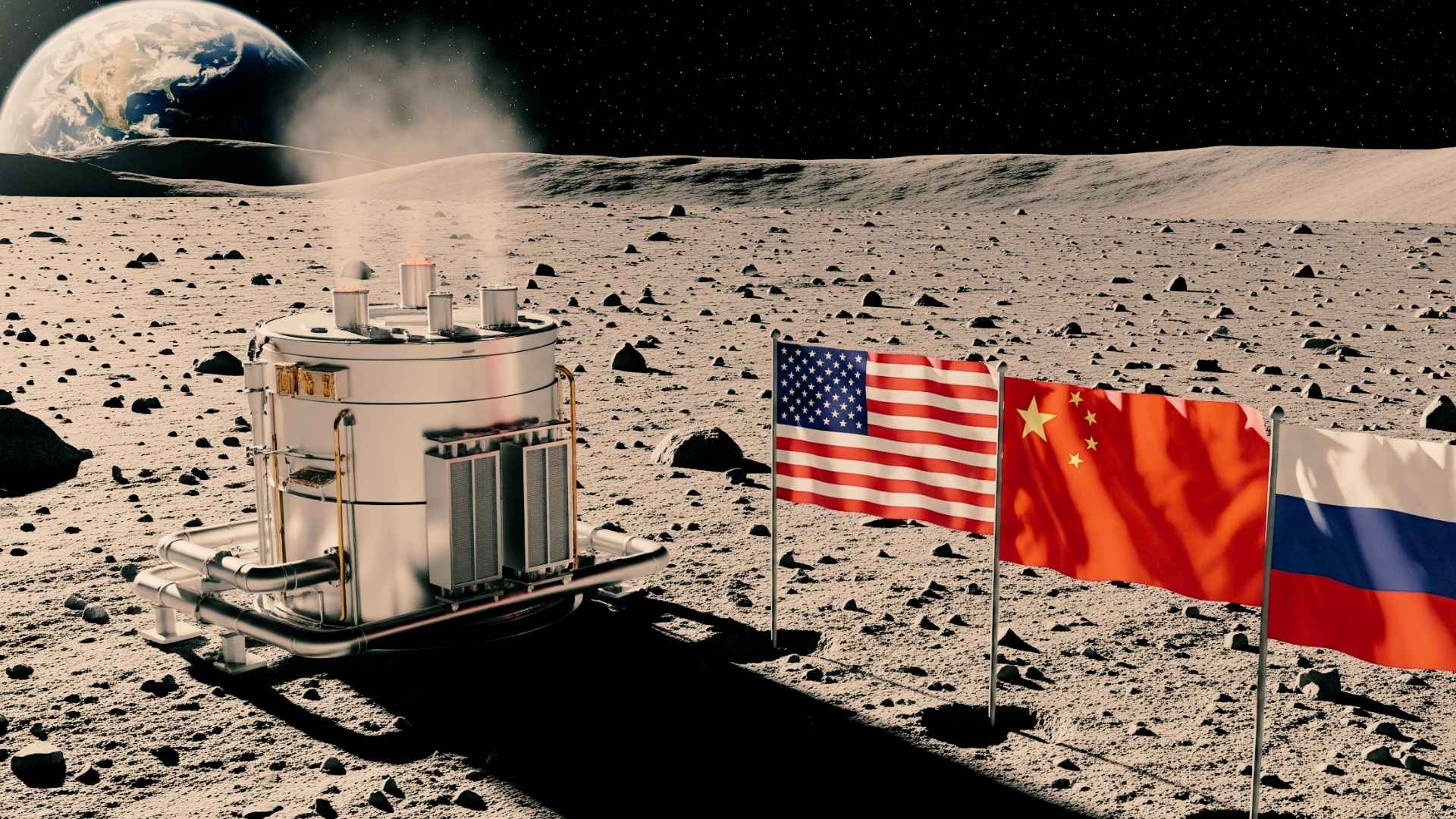 Recreación del reactor nuclear en la Luna de la NASA antes que China