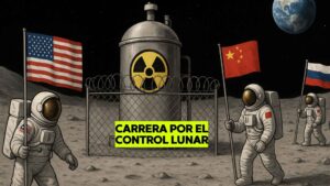 Imagen sobre el conflicto entre NASA y China por la estación espacial, artículo de Los Bonobos en LosBonobos.com