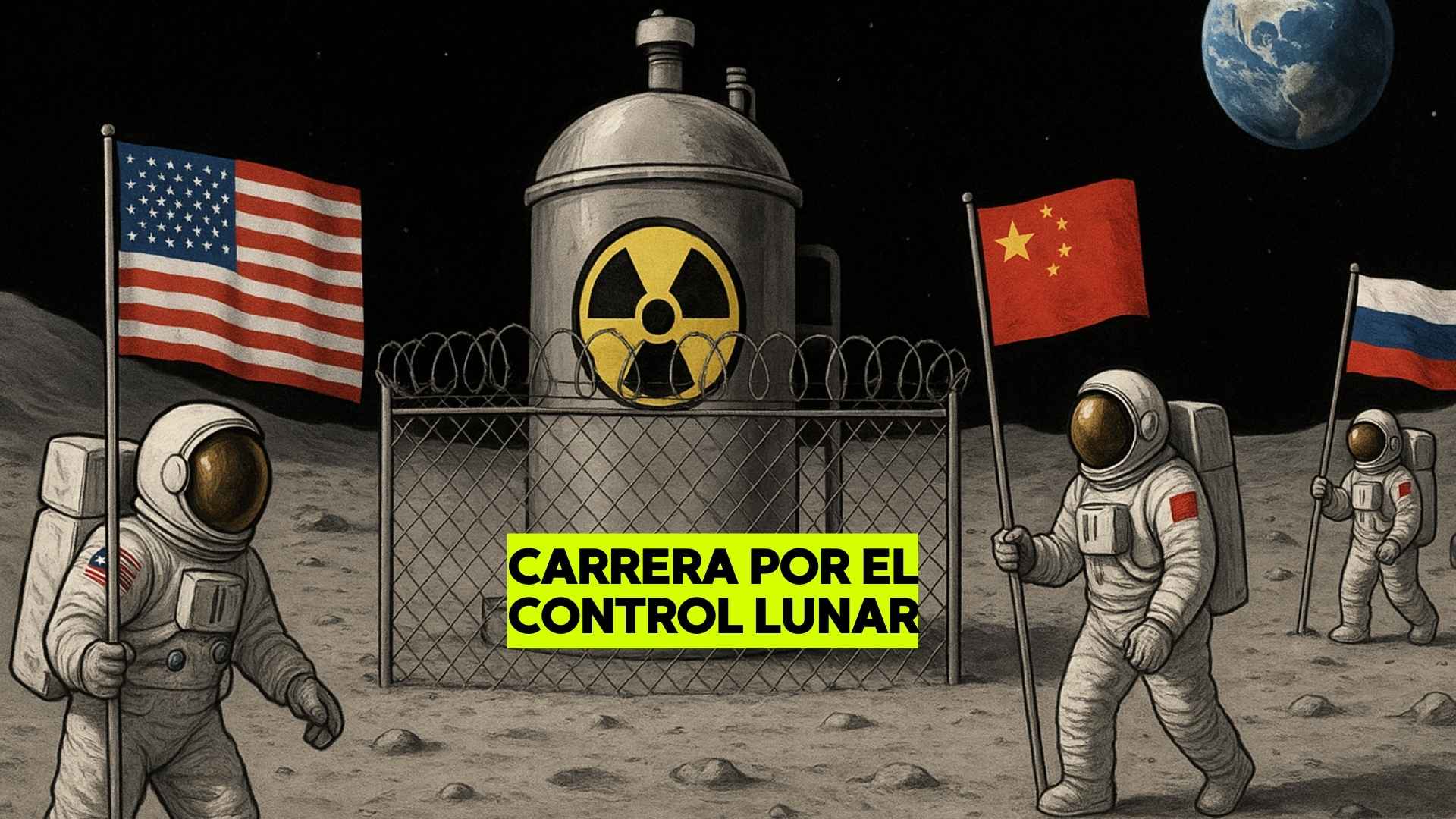 Imagen sobre el conflicto entre NASA y China por la estación espacial, artículo de Los Bonobos en LosBonobos.com
