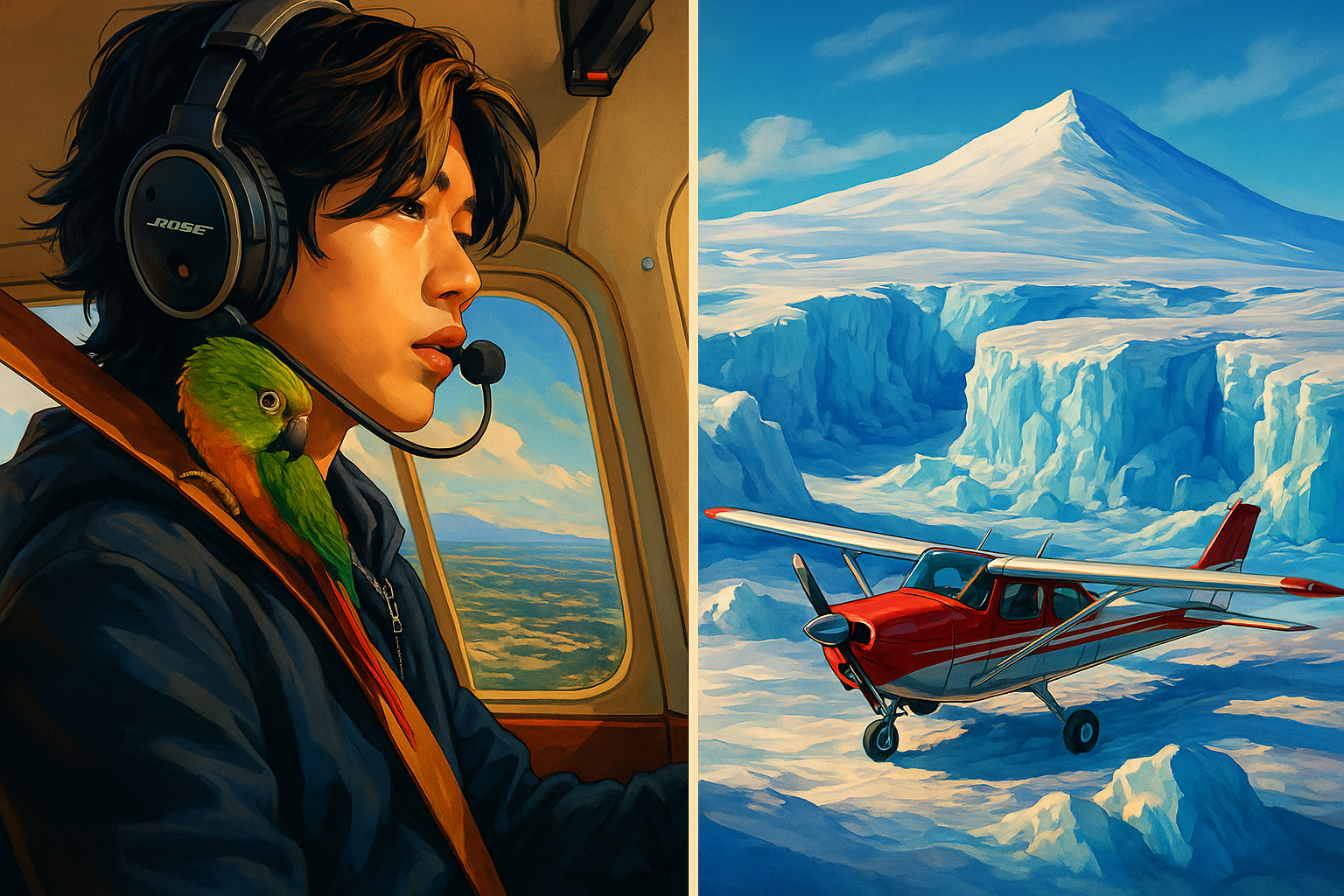 Ethan Guo influencer y piloto de 19 años varado en la Antártida tras aterrizaje ilegal