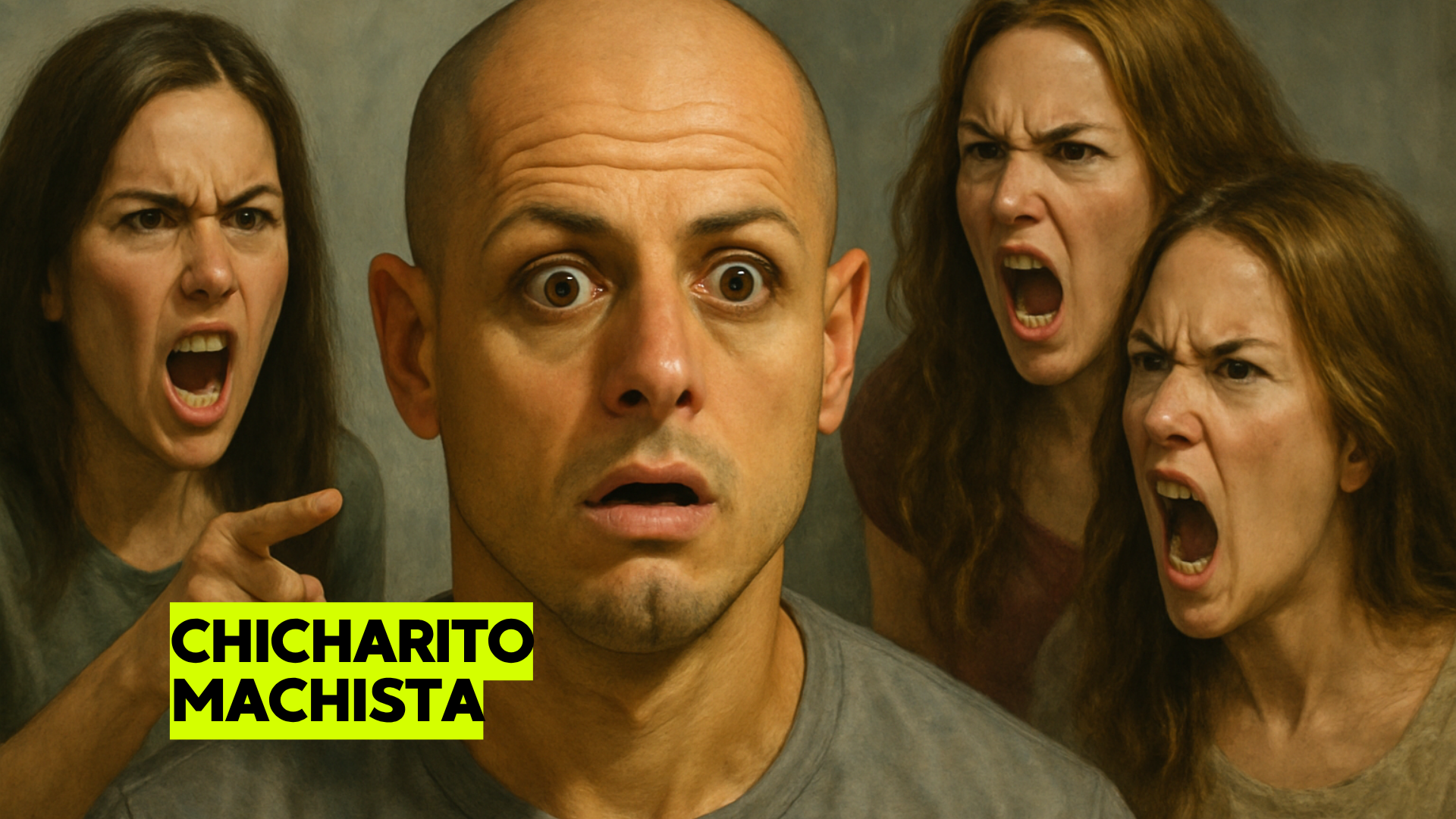 Ilustración de Chicharito Hernández en medio de la polémica por comentarios machistas