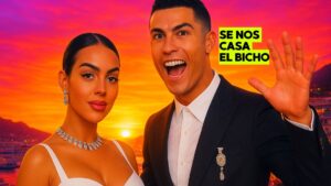 Anillo de compromiso con diamante oval y diamantes laterales usado por Georgina Rodríguez, compromiso millonario de Cristiano Ronaldo