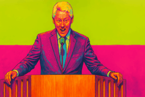 Clinton en la Mira investigado por el Congreso de EE.UU. en relación al caso Epstein – imagen creada por lobonobos.com