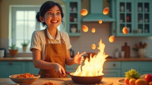 ChatGPT ayudando a preparar recetas en la cocina