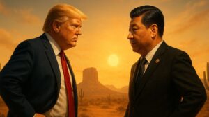 Delegaciones de Estados Unidos y China reunidas en Malasia para negociaciones previas al encuentro entre Donald Trump y Xi Jinping, foto cortesía de Los Bonobos.