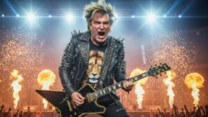 Javier Milei en concierto rock en el Movistar Arena 2025