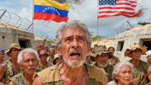 Milicianos simbólicos venezolanos enfrentan a EE. UU. en la frontera