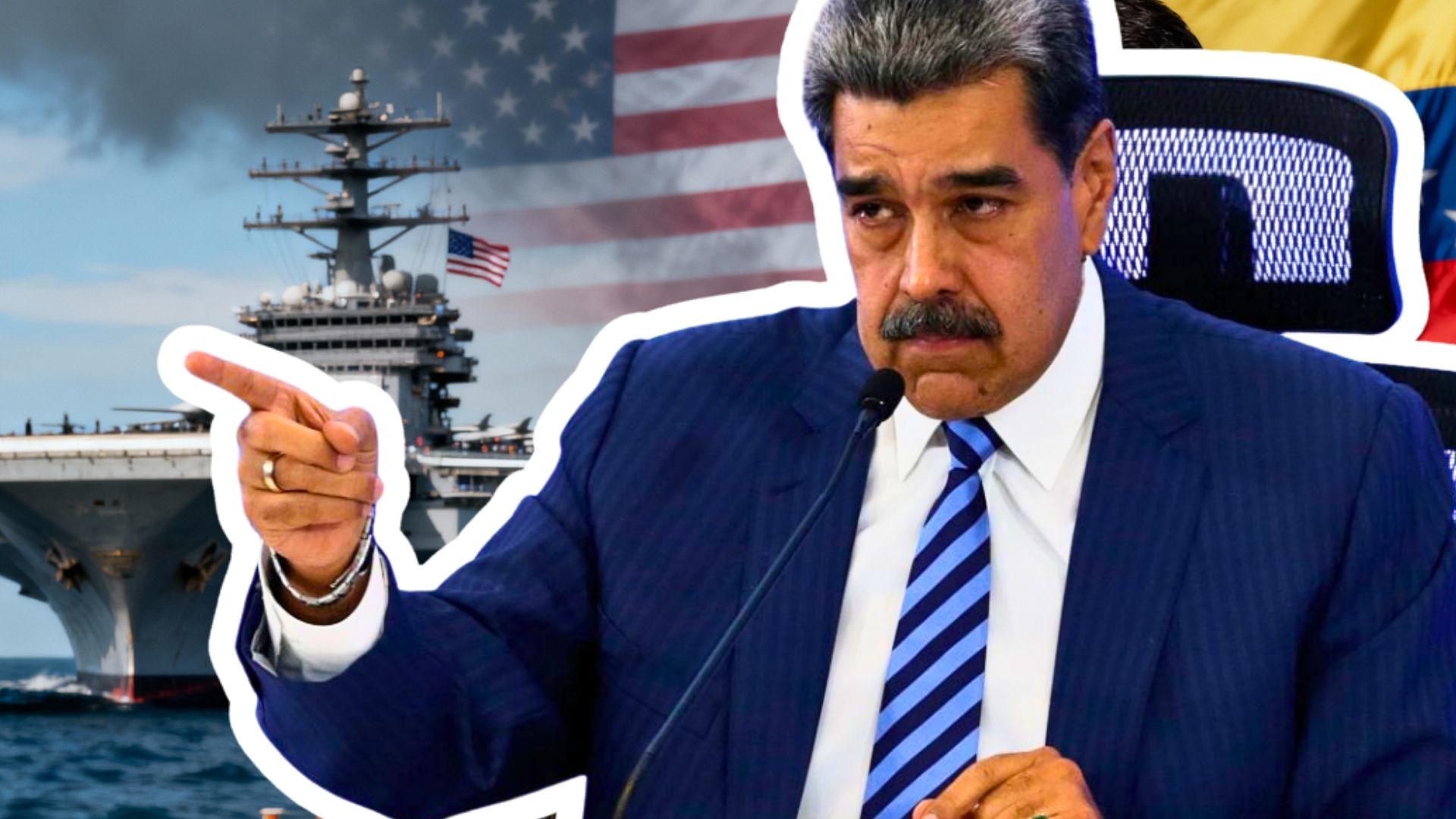 Portaaviones estadounidense en el Caribe durante tensión entre EE.UU y Venezuela