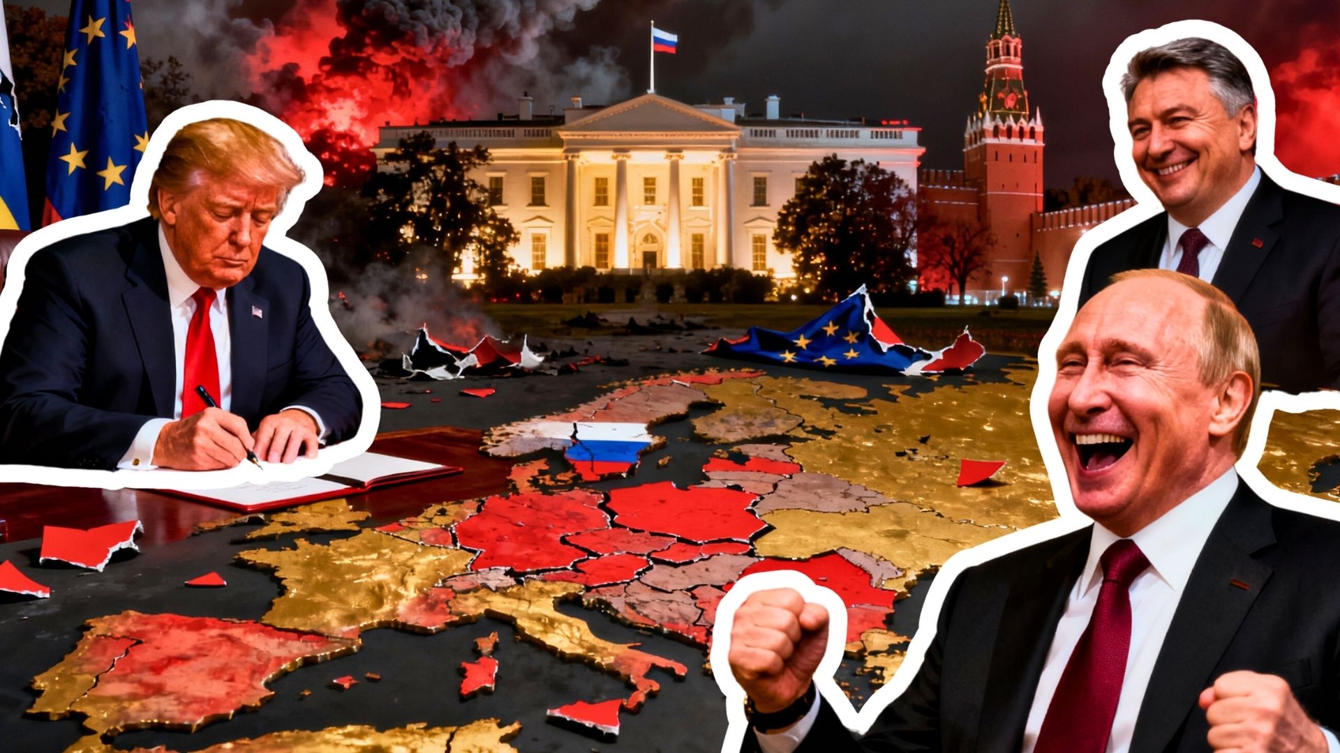 Rusia celebra el plan de Trump para fragmentar la Unión Europea