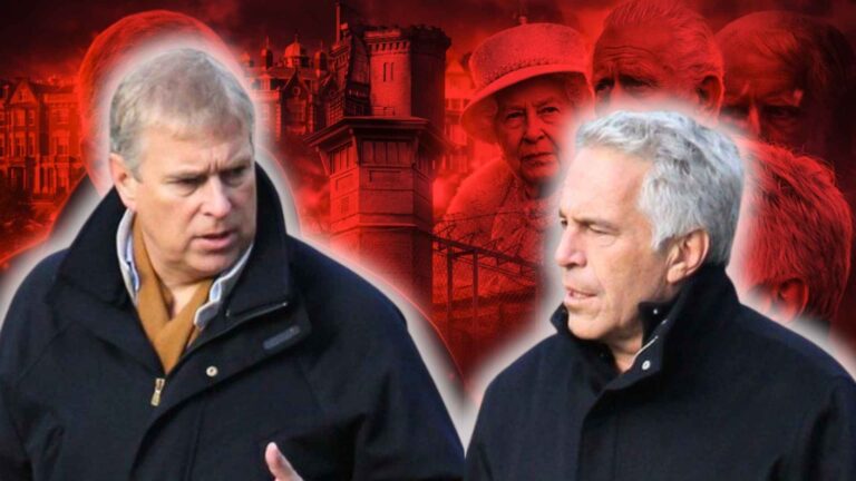 Expríncipe Andrés tras su detención en Sandringham por presunta mala conducta en cargo público vinculada a Jeffrey Epstein, imagen creada por Los Bonobos