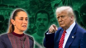 Operativo en México tras la muerte de El Mencho, líder del CJNG, en una acción coordinada con apoyo de inteligencia de Estados Unidos. Imagen creada por Los Bonobos.