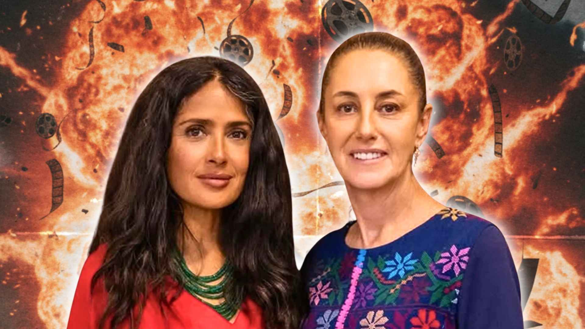 Sheinbaum y Salma Hayek aplaudidas por ley de cine... ¿triunfo cultural o circo político?