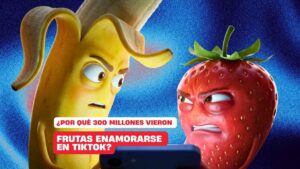 Frutas animadas por IA protagonizan Fruit Love Island, fenómeno viral de TikTok en 2026
