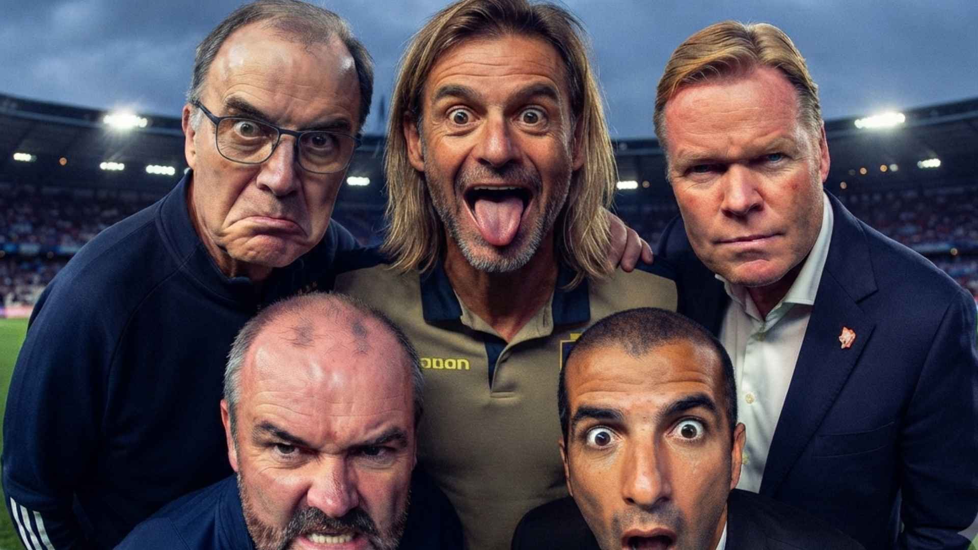 Bielsa y Beccacece tras la eliminación en el Mundial 2026