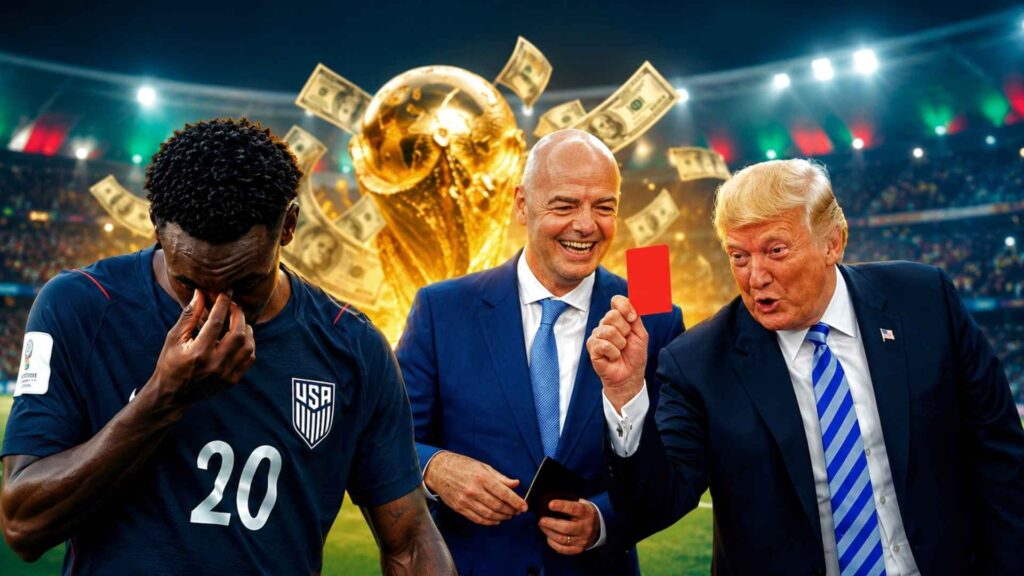 Folarin Balogun en la cancha durante el Mundial 2026, en medio del escándalo que involucró a Trump e Infantino
