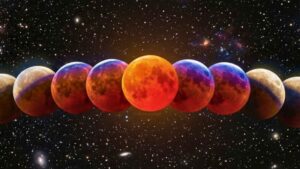 Eclipse lunar parcial de agosto 2026 con 96,3% de cobertura en Piscis