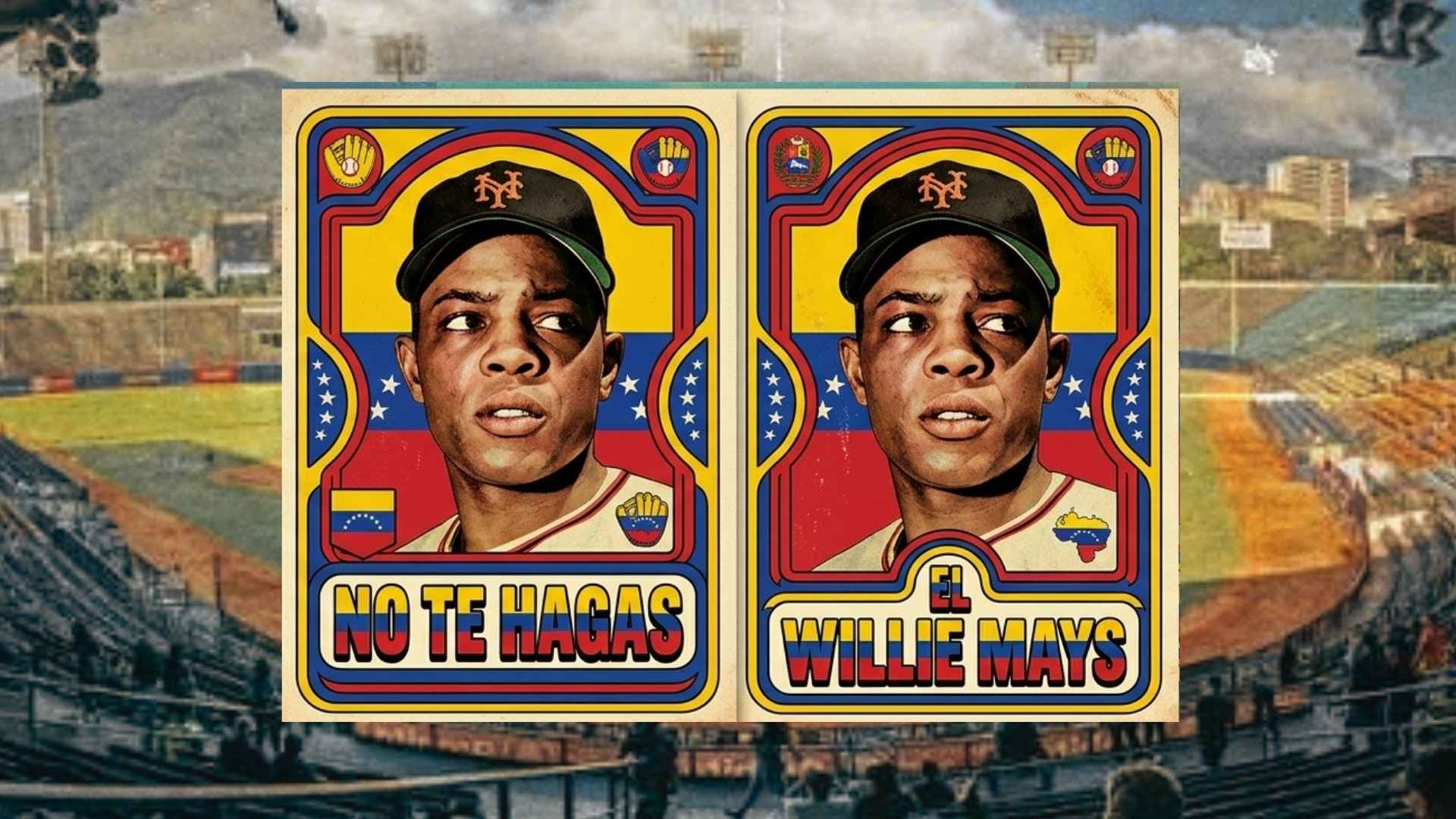 Willie Mays en una ilustración sobre la frase venezolana “no te hagas el Willie Mays”